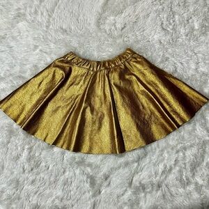 Truluv | Metallic Gold Skirt | size 8